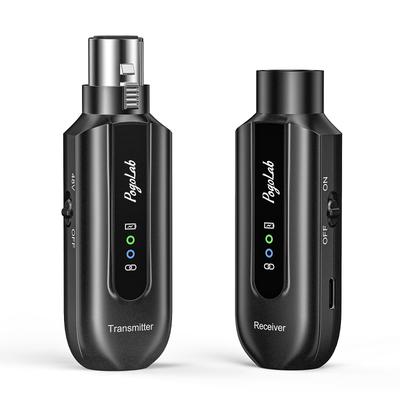 POGOLAB Wireless Microphone System Transmitter and Digital Wireless Dynamic Wireless Microphone Dynamic Condenser Up To 45m Transmission Rechargeable