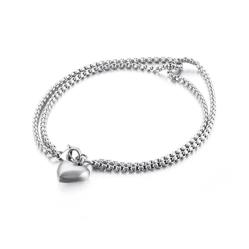 Karun Stainless Steel Bracelet - Japanese & Korean Style, Unisex Fashion Titanium Steel Accessory