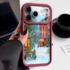 Силіконовий чохол для телефону TPU для iPhone 17 16e 15 16 Pro Max 14 16 Plus Для iPhone Air 13 12 Pro Max Зимовий Різдвяний візерунок Силіконова кришка