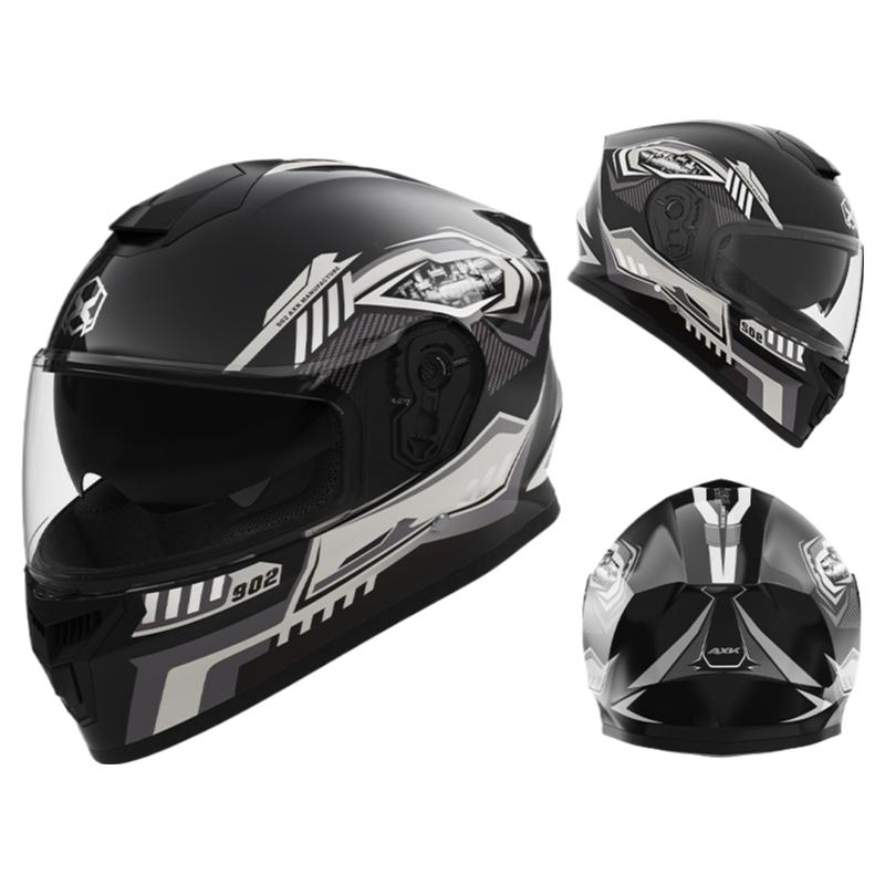 Motorcycle Helmet Men's Warm Winter Locomotive Double Lens Electric Vehicle Women's Cycling Four Seasons Full Helmet