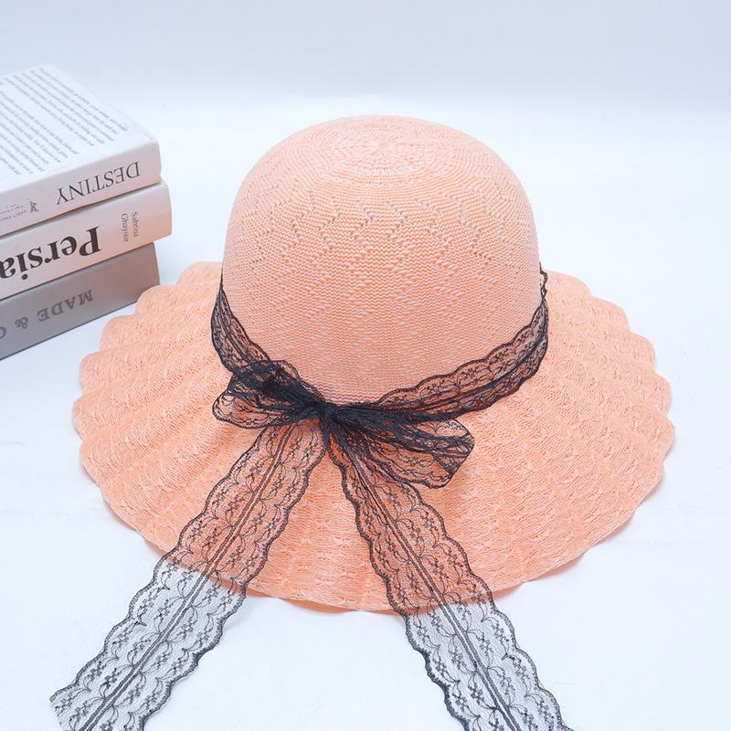 Straw Straw Hat Women's Big Eaves Beach Hat Summer Shading Sun Hat Outdoor Travel Seaside Spring and Autumn Versatile