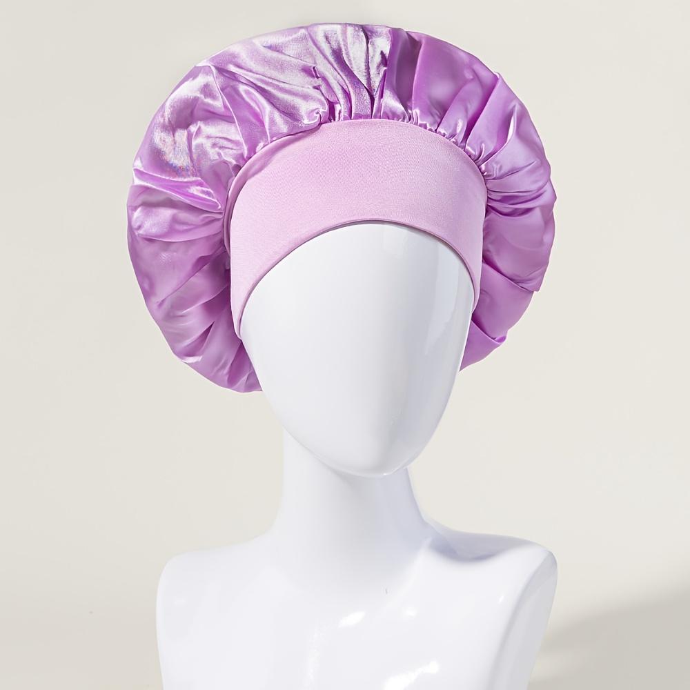 Satin Bonnet Hair Bonnet For Sleeping Silk Bonnets For Women With Elastic Soft Band For Hair Care