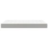 347754 vidaXL Pocket Spring Bed Mattress Light Grey 120x200 Cm Thickness 20 Cm