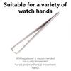 Stainless Steel Tweezers With Nonslip Handle, Essential For Watchmakers Jewelers