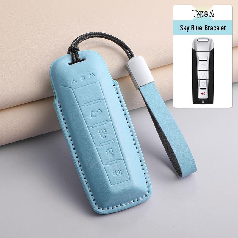 Great Wall WEY Blue Mountain Sheepskin 3D Key Fob Cover