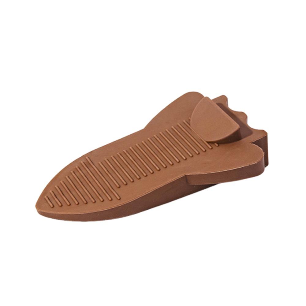 Invisible No Drilling Door Stopper Floor Mounted Door Holders Door Stop Wedges  for Door Bottom
