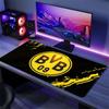 Borussia Dortmund Mouse Pad, Large Gaming Desk Mat, Non-slip XXL Mousepad for Laptop & Tablet, Mini PC Playmat with Stitched Edges