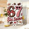 Artwork S-SIX SEVEN67 Throw Soft Warm Throw Blanket for Bedroom Living Room Bed Travel Camping Picnic Gift