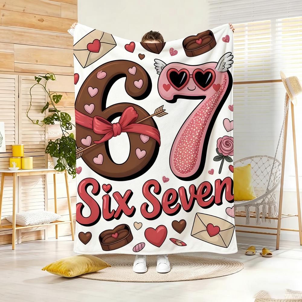 Artwork S-SIX SEVEN67 Throw Soft Warm Throw Blanket for Bedroom Living Room Bed Travel Camping Picnic Gift