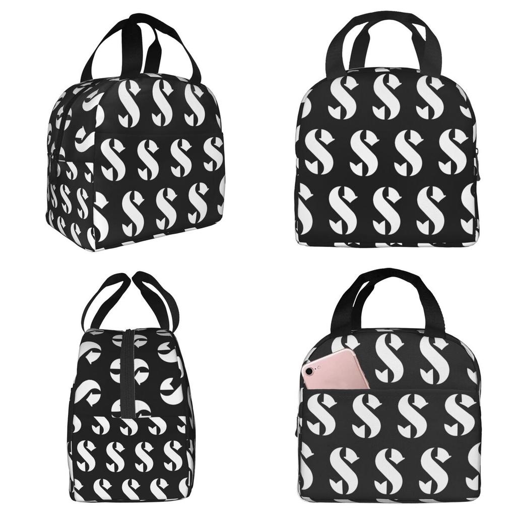 Scubapros Dive Diving Insulated Lunch Bag for Women Office Cooler Thermal Food Box Tote Leakproof Lunch Boxes Container