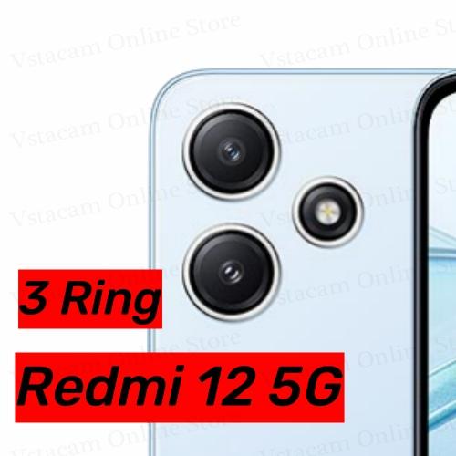 

Металлическое кольцо для камеры, стекло для Xiaomi Redmi Note 12 Pro Pro+ 5G / Redmi12 5G 13C Note12 12pro, защитная крышка для объектива Black