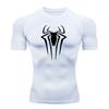 Muscleguys Black Spider Running T-Shirts Compression Shirt Men Fitness Gym Sport Rashgard Tops Tee Quick Dry Short Sleeve T-Shirt For Men