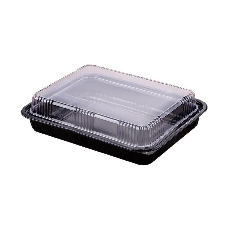 COFLYEE Disposable Fresh Food Containers with Flat Lids