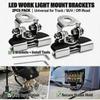 Edelstahl Klemme Säule Haube Off Road LED Arbeitsscheinwerfer Leiste Halter Universal Auto Montage Halterung Korrosionsbeständig Rostfrei
