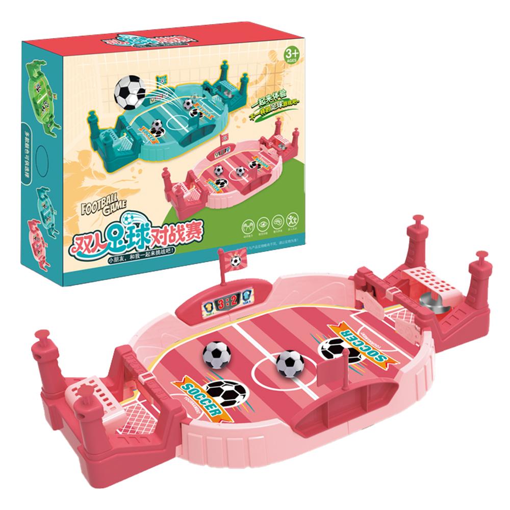 Mini Foosball Games with Bell Tabletop Football Soccer Pinball Sport Board Game for Kids Toy B