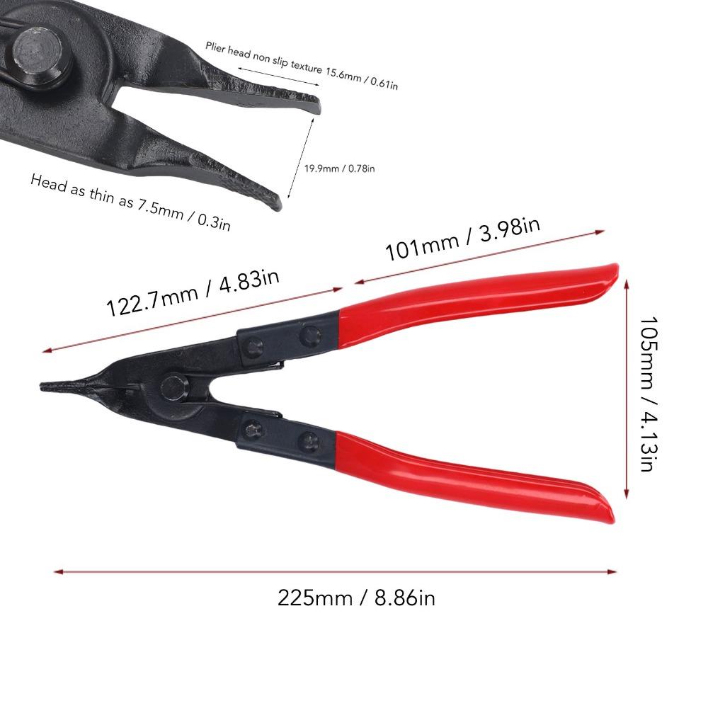 Heavy Duty Snap Ring Pliers Black Metal Body Lock Ring Pliers  Snap Ring Installation