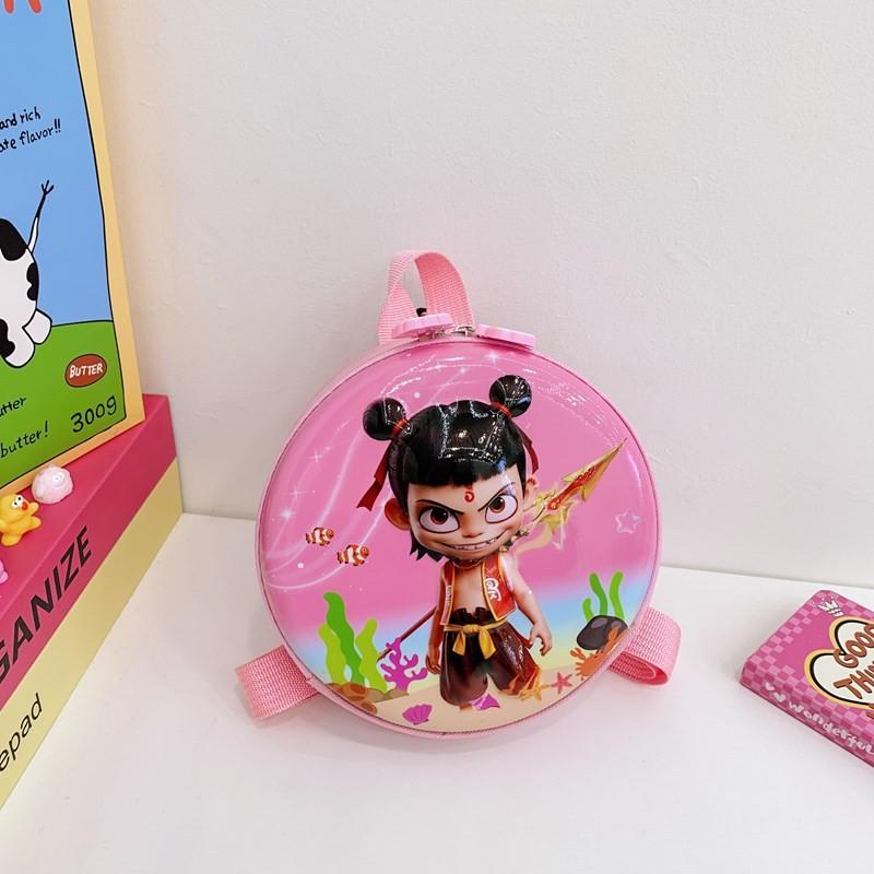 Pattern Zha Ne Kids Backpack With Cartoon Design Schoolbag Breathable Bag Gift