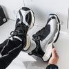 2025 summer sports mesh casual men's shoes platform tide with dad shoes youth outdoor travel shoes