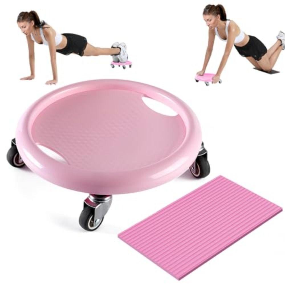 360° Rotating Ab Roller Wheel Multifunctional Abs Trainer High Quality Mute Sliding Plate