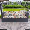 Rutschfeste Outdoor-Sofa-Kissenbezüge mit tropischem Druck, Möbelschutz, Ersatz für einzelne Sitzkissen