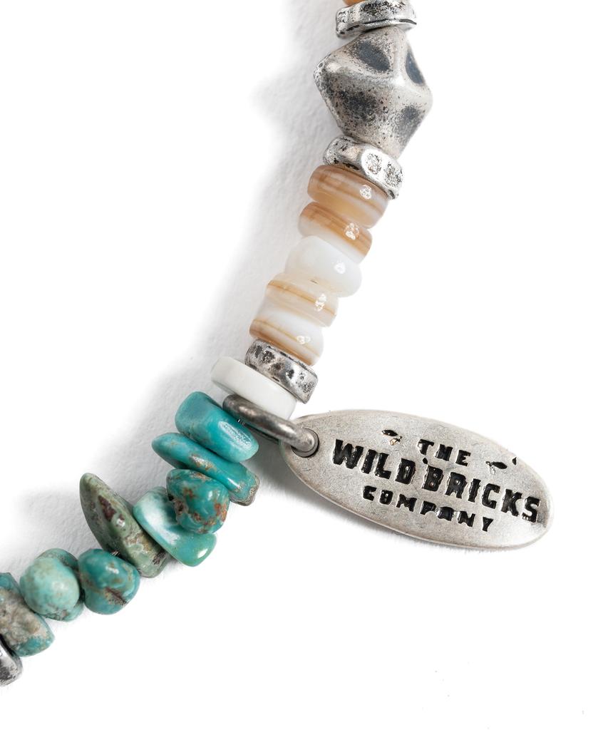 Wild Bricks W23 Gemstone Bracelet (Aqua)