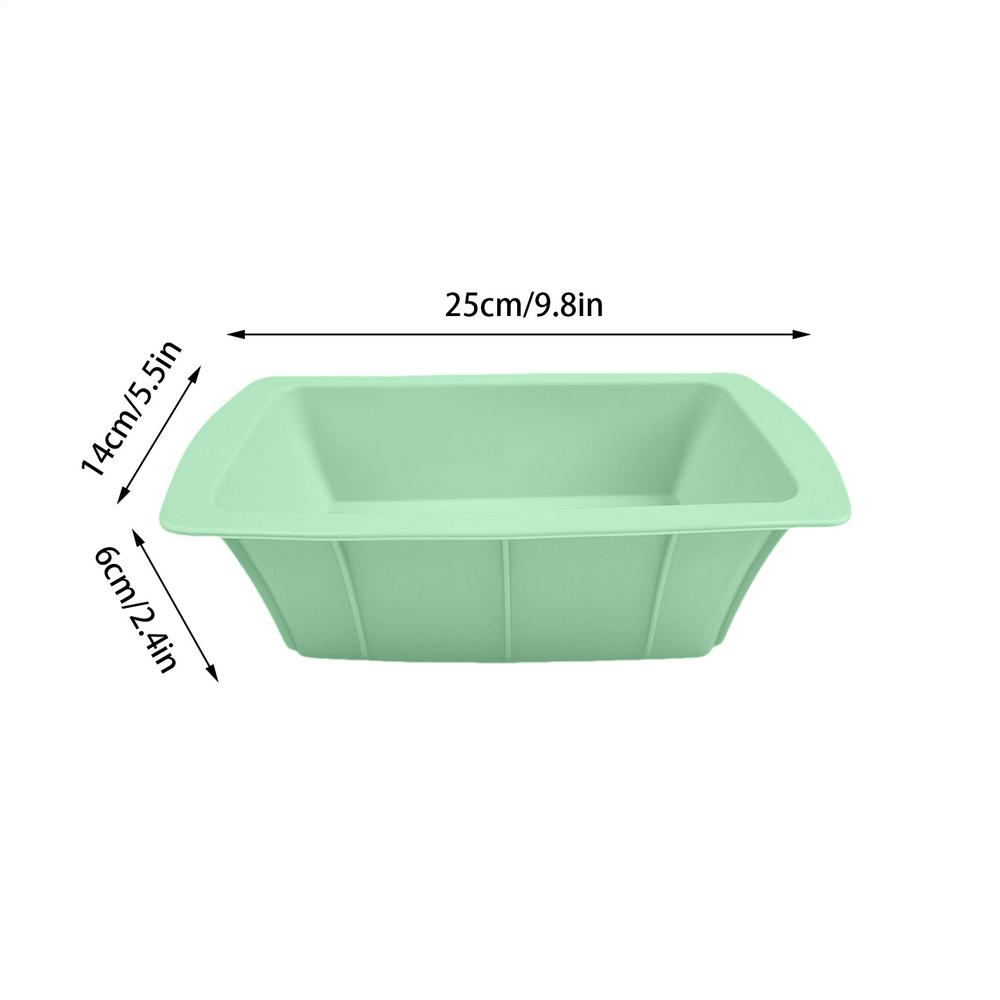 1Pc Household Rectangular Silicone Mold Candy Toast Mould Easter Bread DIY Kitchen Supplies Cake Bakeware Pan Baking Tools