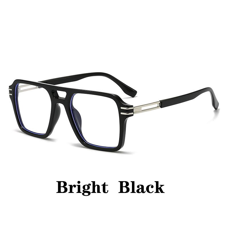

Black Square Computer Glasses Frame Women Men Anti Blue Light Rectangle Eyewear Blocking Optical Spectacle Eyeglasses MULTI