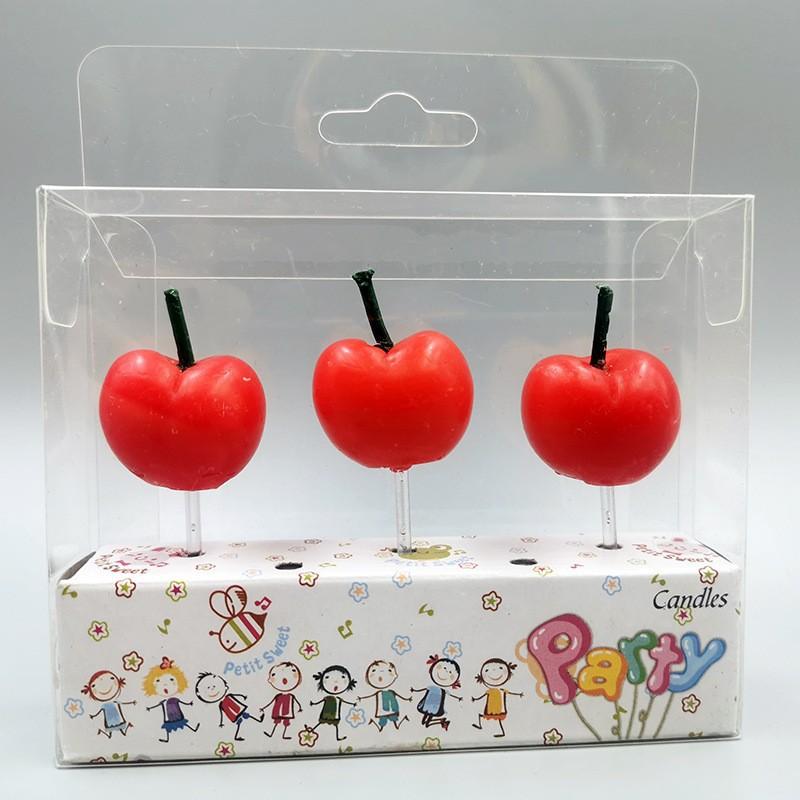 

Cake Decoration Birthday Candles Creative Cherry Shape Party Candles Simulation Fruit Shape Birthday Candles