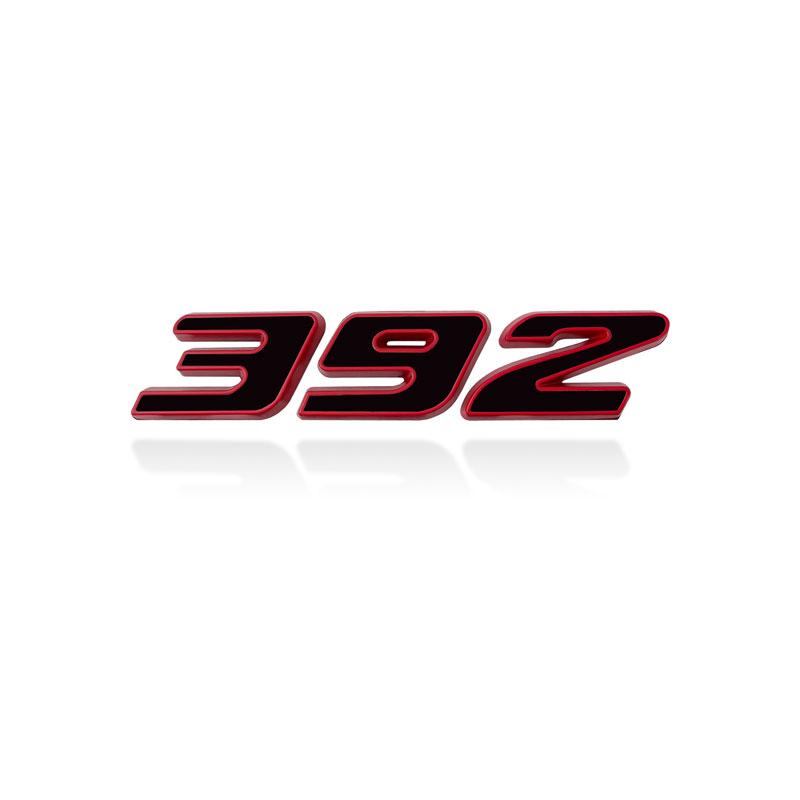 1Pc Metal 3D Car Sticker 392 345 6.4L Emblem Car Fender Side Sticker Rear Trunk Bumper Tail Sticker For Hemi Charger Challenge