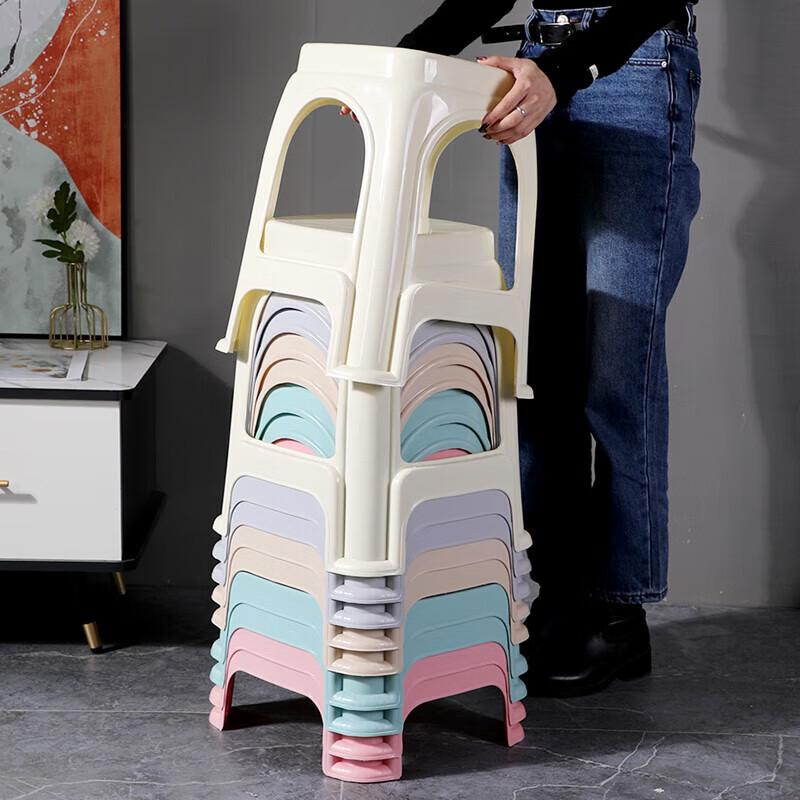Economical Thickened Plastic Square Stool