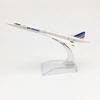 New 16cm Concorde Model Plane Alloy Metal Diecast Airplane Air Franch/British Airways United States Concorde Concorde Aircraft