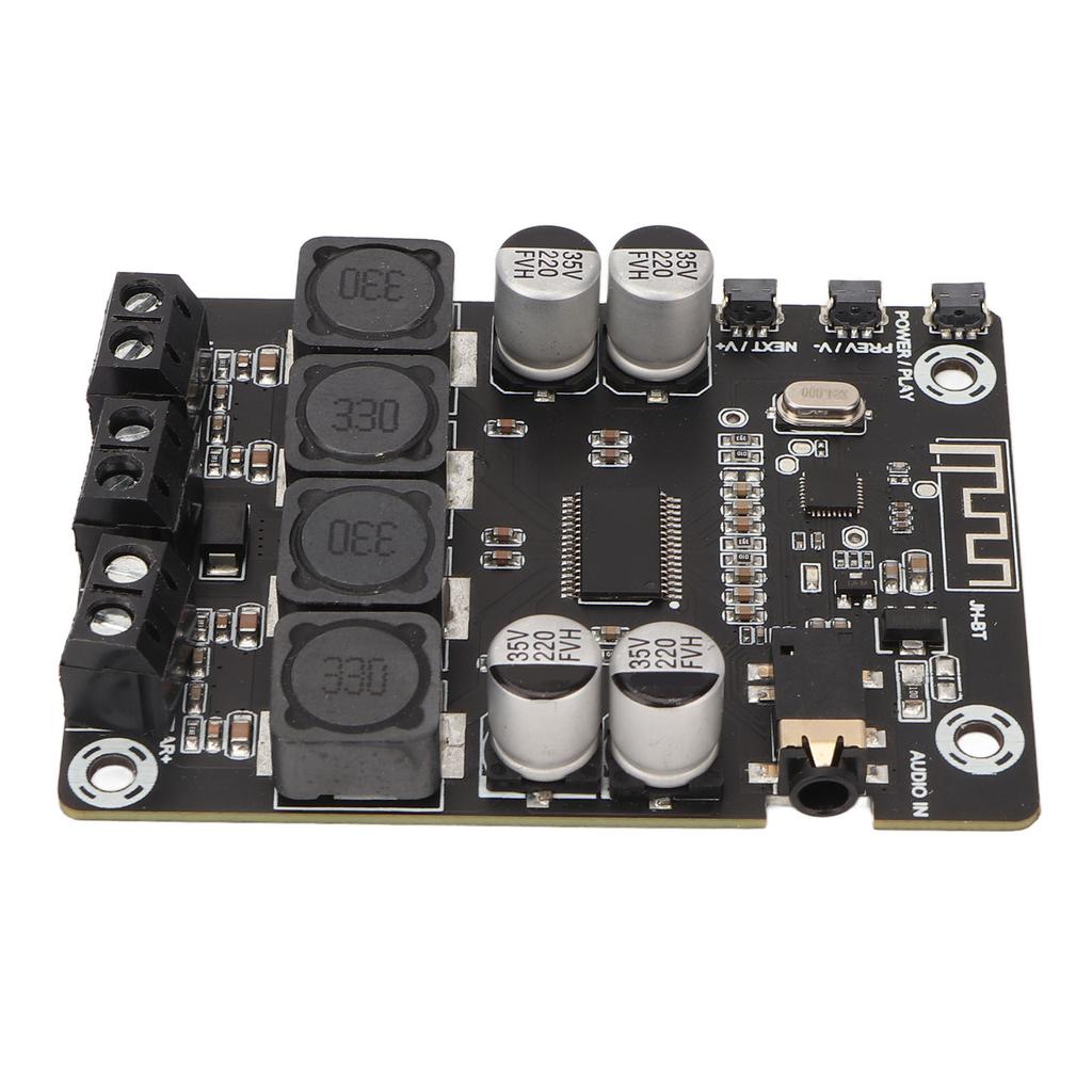 Digital Amplifier Board 12V‑28V DC Dual Channel 45W Bluetooth Amplifier DIY Module for Speaker