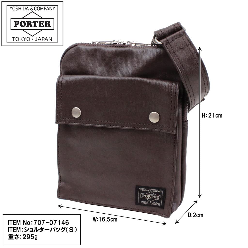 Porter Freestyle Vertical Shoulder Bag S (Camel)