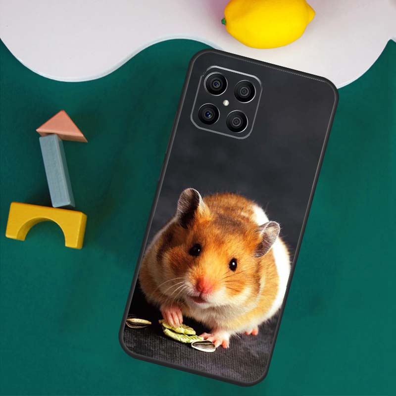 Cute Adorable Hamster Case For Honor 200 Pro 50 70 90 X9a X8a X8 X9 X8b X9c X9b Honor Magic 7 Lite 5 6 Pro Cover