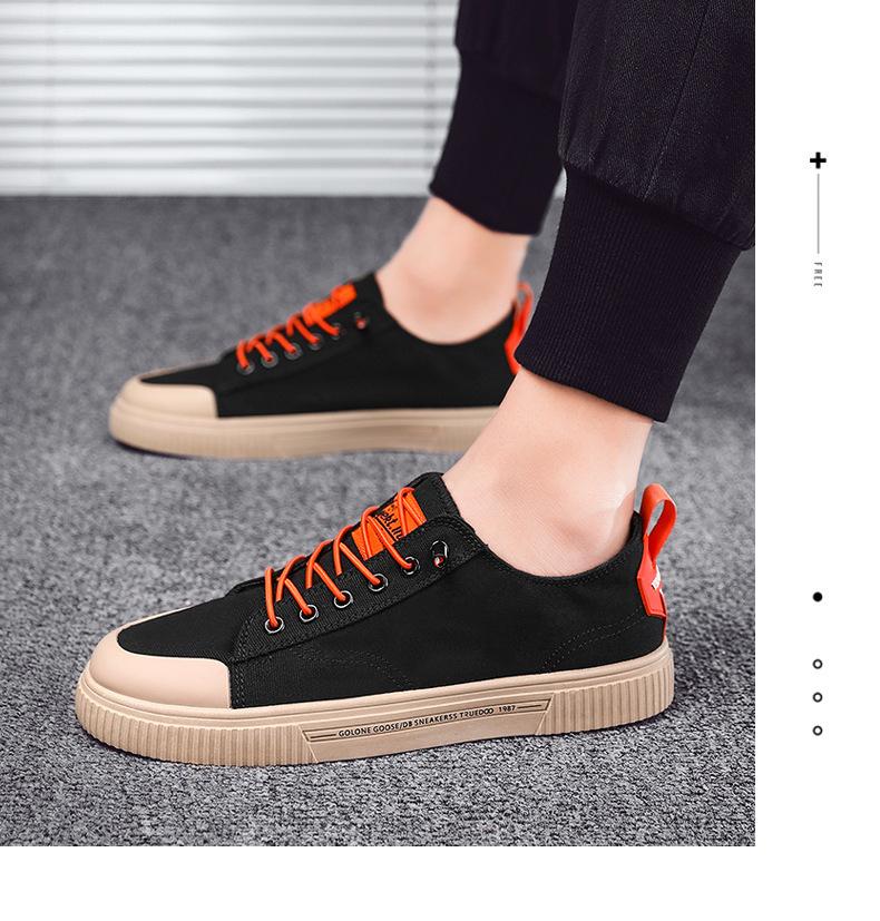Fashion Sneakers casual shoes 2024 spring and autumn new breathable men's shoes fashion canvas shoes students with men