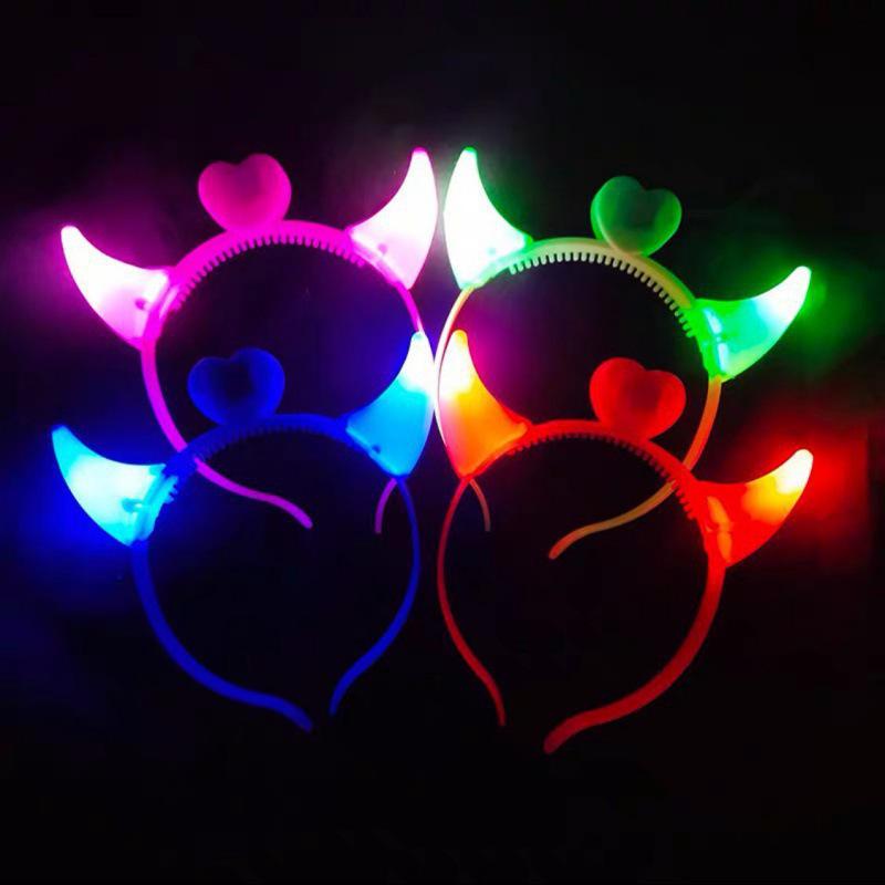 LED Antlers & Rabbit Ears Headband - Christmas Concert Fairy Atmosphere Hair Accessory