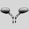 Motorcycle Rear View Side Mirror 8mm For Harley Road King Touring XL 883 Sportster Fatboy Dyna FXDF FLSTF Softail Springer V-ROD