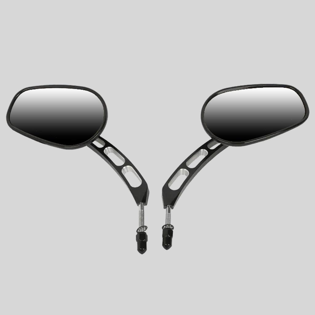 Motorcycle Rear View Side Mirror 8mm For Harley Road King Touring XL 883 Sportster Fatboy Dyna FXDF FLSTF Softail Springer V-ROD