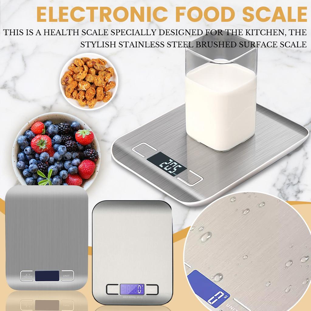 Cântare electronice de bucătărie și copt, folosite pentru gătit, copt, prepararea meselor și mâncat etc.(1g-10kg)