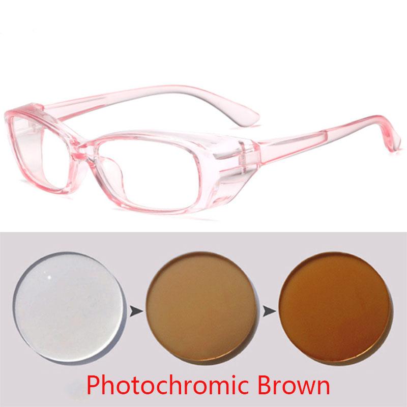Vintage Small Square Glasses Women Steampunk Rectangle Men Fashion Shades Punk Photochromic Eyewear 0 -1.0 -1.5 To -6.0