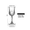 MDNG Vintage Rödvin- och Champagneglas, Set om 3