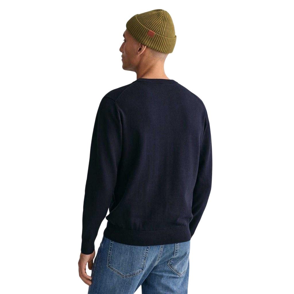 Gant Herren Baumwollpullover mit Rundhalsausschnitt