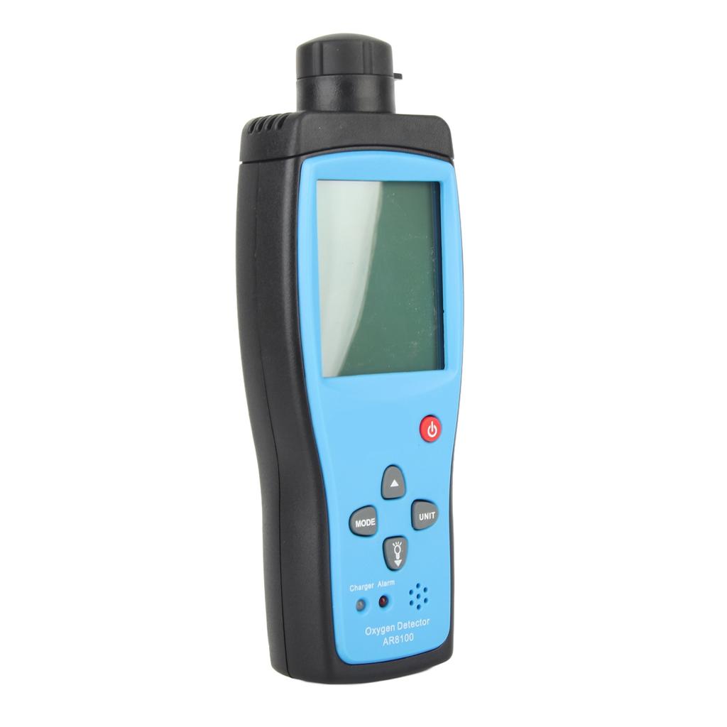 AR8100 Handheld O2 Meter Rechargeable Oxygen Detector for Outdoor Industry 100?240V