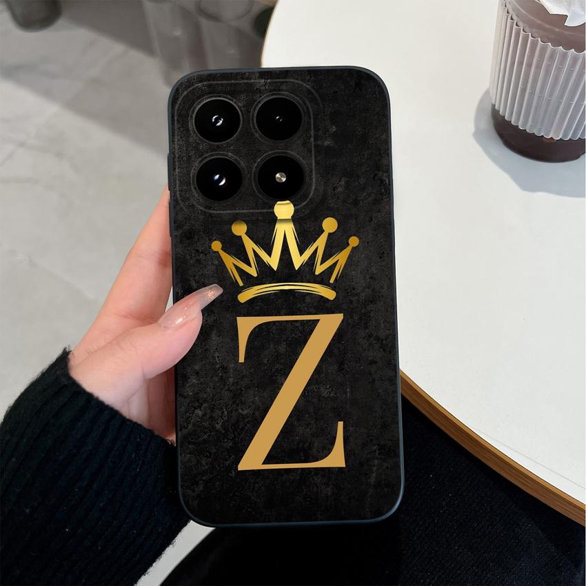 Phone Cover For Xiaomi 17 15T Pro Poco F7 Ultra C75 C55 C50 C31 Four Leaf Clover Letter Pattern Matte Silicone Shockproof Bumper Case For Xiaomi Shell