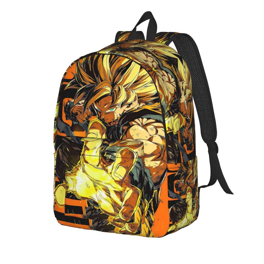 Fashion Dragon Ball Super Saiyan Goku Backpack Mochilas Cool High School Sturdy Shoulder Rucksack