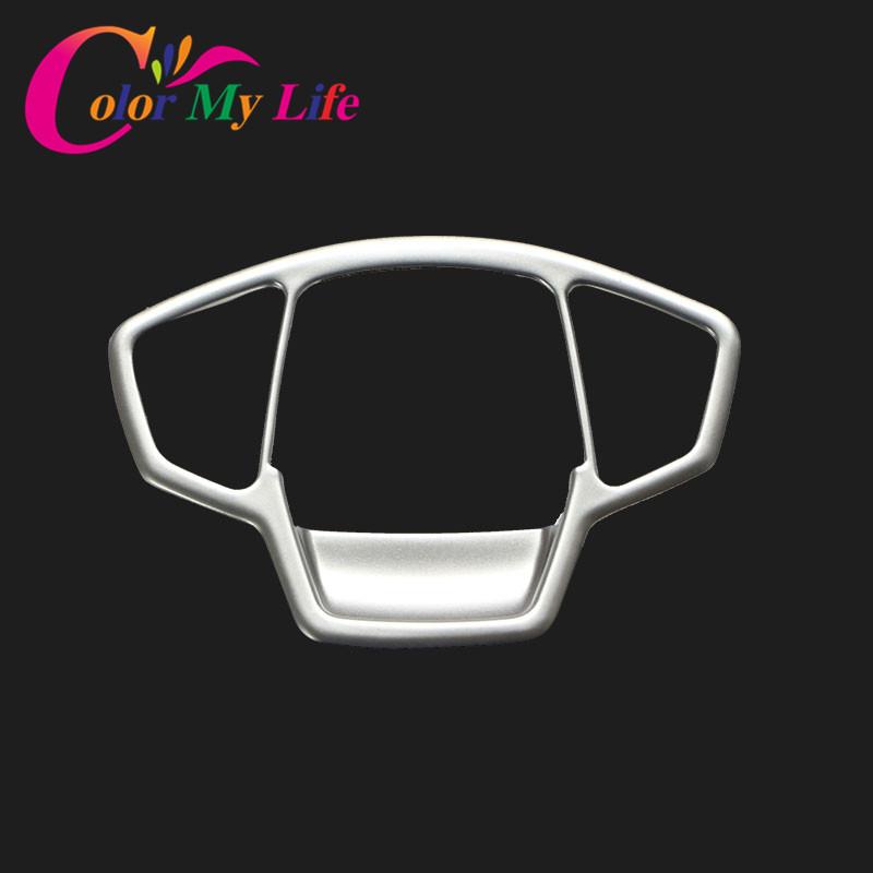Color My Life Auto-Innenraum-Mittelkonsolen-Handbremsknopf-Abdeckungs-Ordnungsaufkleber für Jeep Compass 2017- Renegade 2015