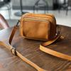 Fashi Leather Camera Bag Female 2026 Summer New Small Square Bag Cowhide Casual Single Shoulder Crossbody Head Layer Cowhide