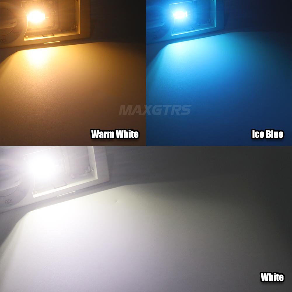 MAXGTRS 2Pcs LED C5W C10W 39mm 41mm 42mm Festoon Canbus Error Free 6500K White Car Interior Light Reading Dome Trunk Lamp 12V