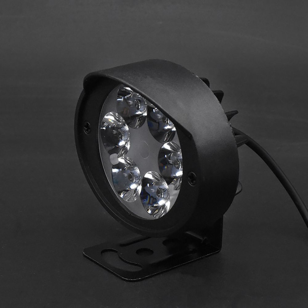 Parts Motorcycle External Spotlight Electric Bicycle Headlight Auxiliary Headlamp 6 LED Lamps