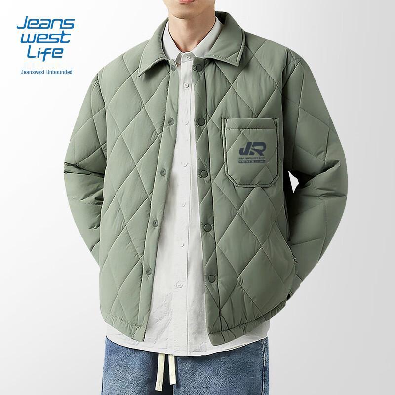 JEANSWEST LIFE Мужская теплая куртка с ромбовидной стежкой M